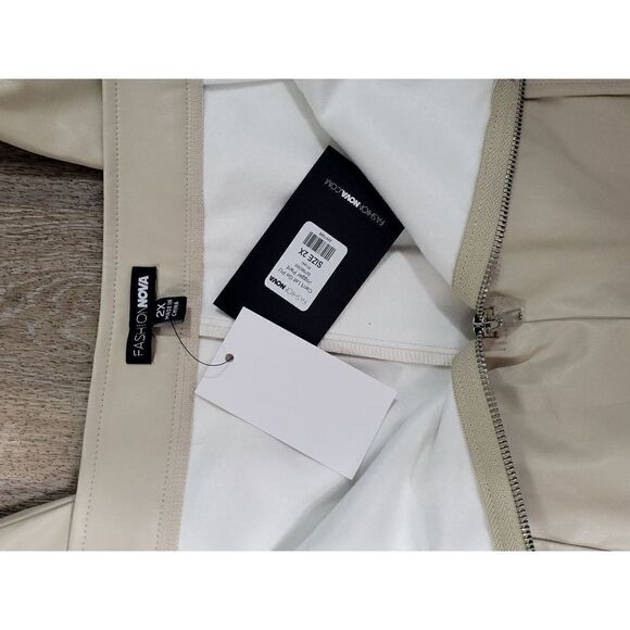 Faux Leather Joggers - Picture 6 of 8